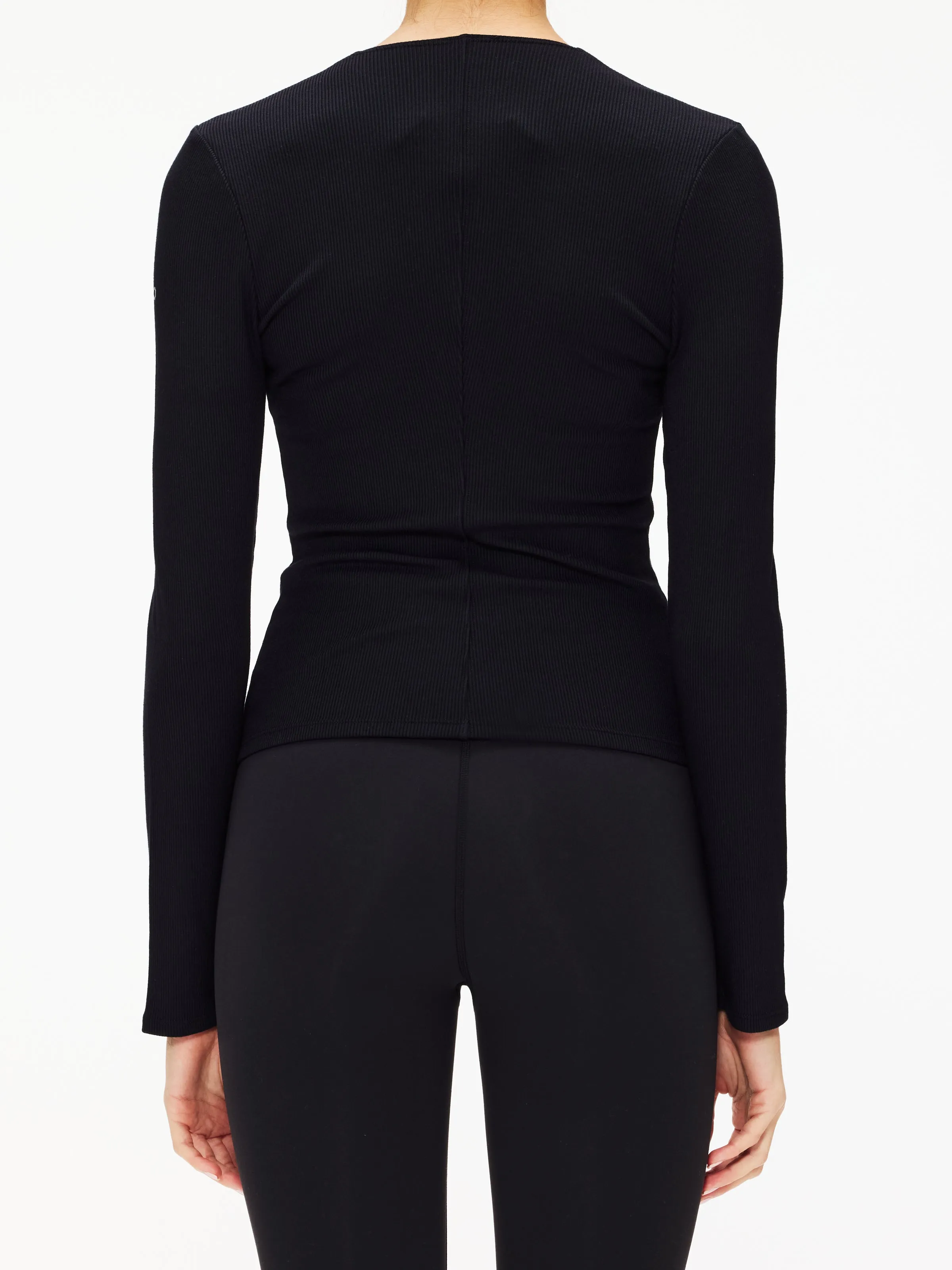 Alo Yoga Ribbed Mesmerize Long Sleeve