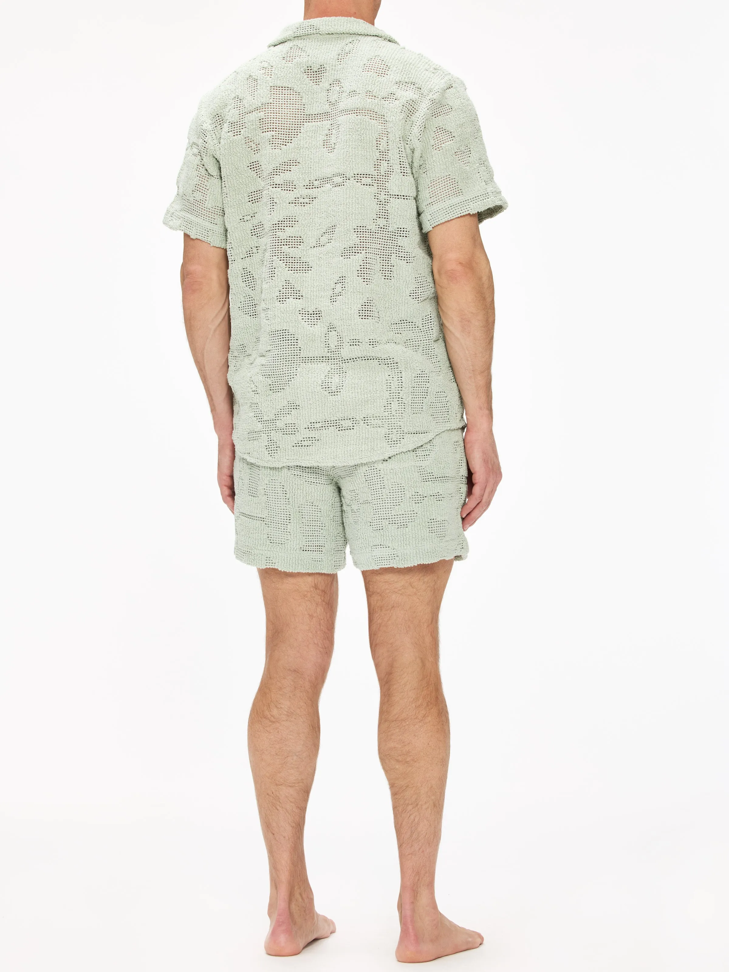 Oas Cuba Crochet Shirt