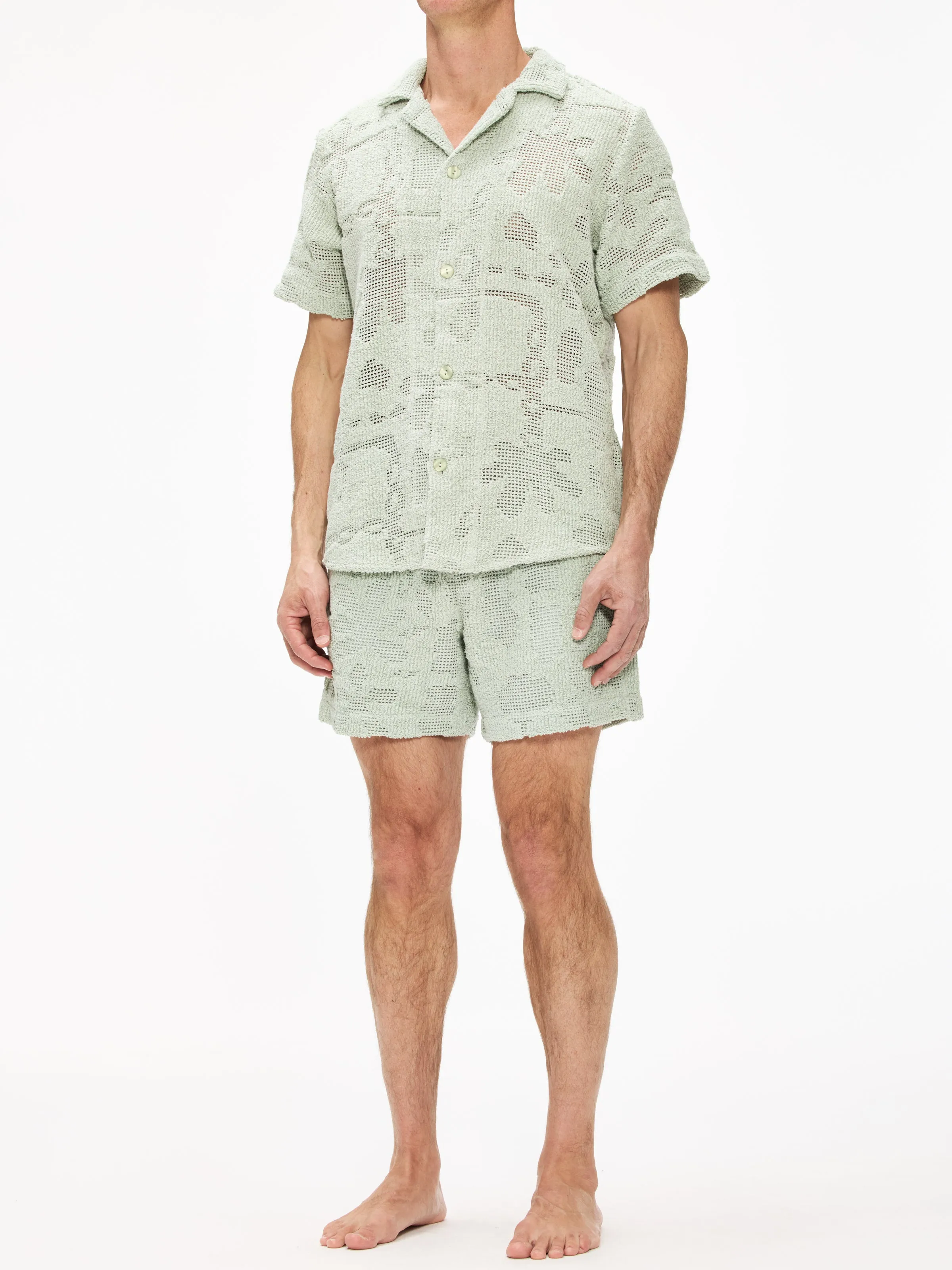Oas Cuba Crochet Shirt