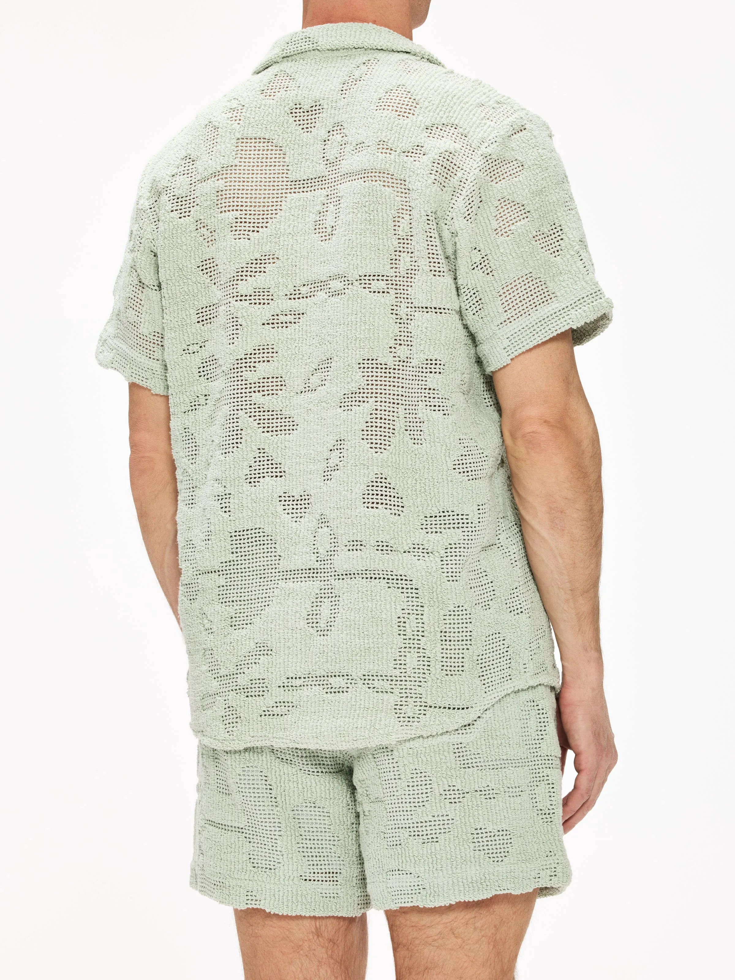Oas Cuba Crochet Shirt